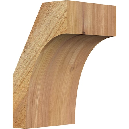Ekena Millwork 6"W x 6"D x 10"H Westlake Rough Sawn Knee Brace, Western Red Cedar BRC06X06X10WTL00RWR